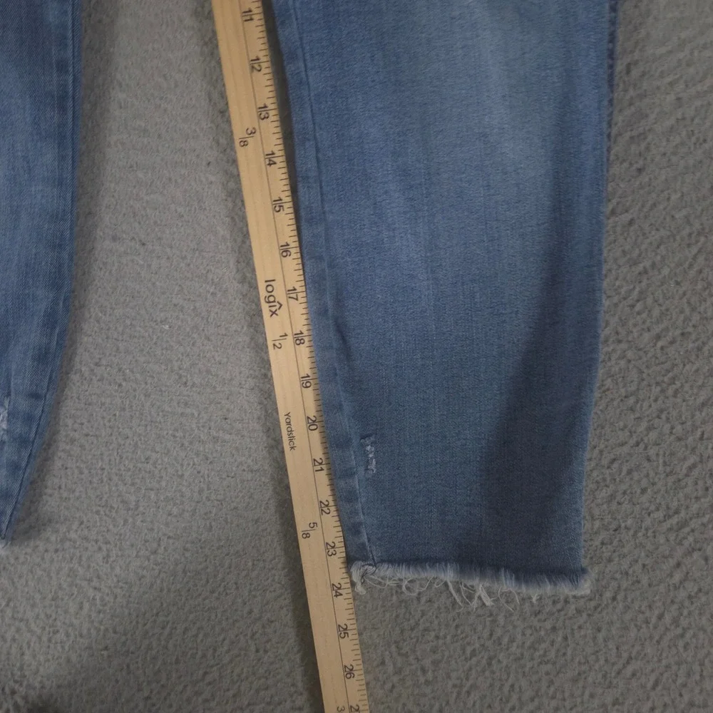 Kut from the Kloth Jeans Womens 14 Connie High Rise Fab Ab Crop Raw Hem Skinny